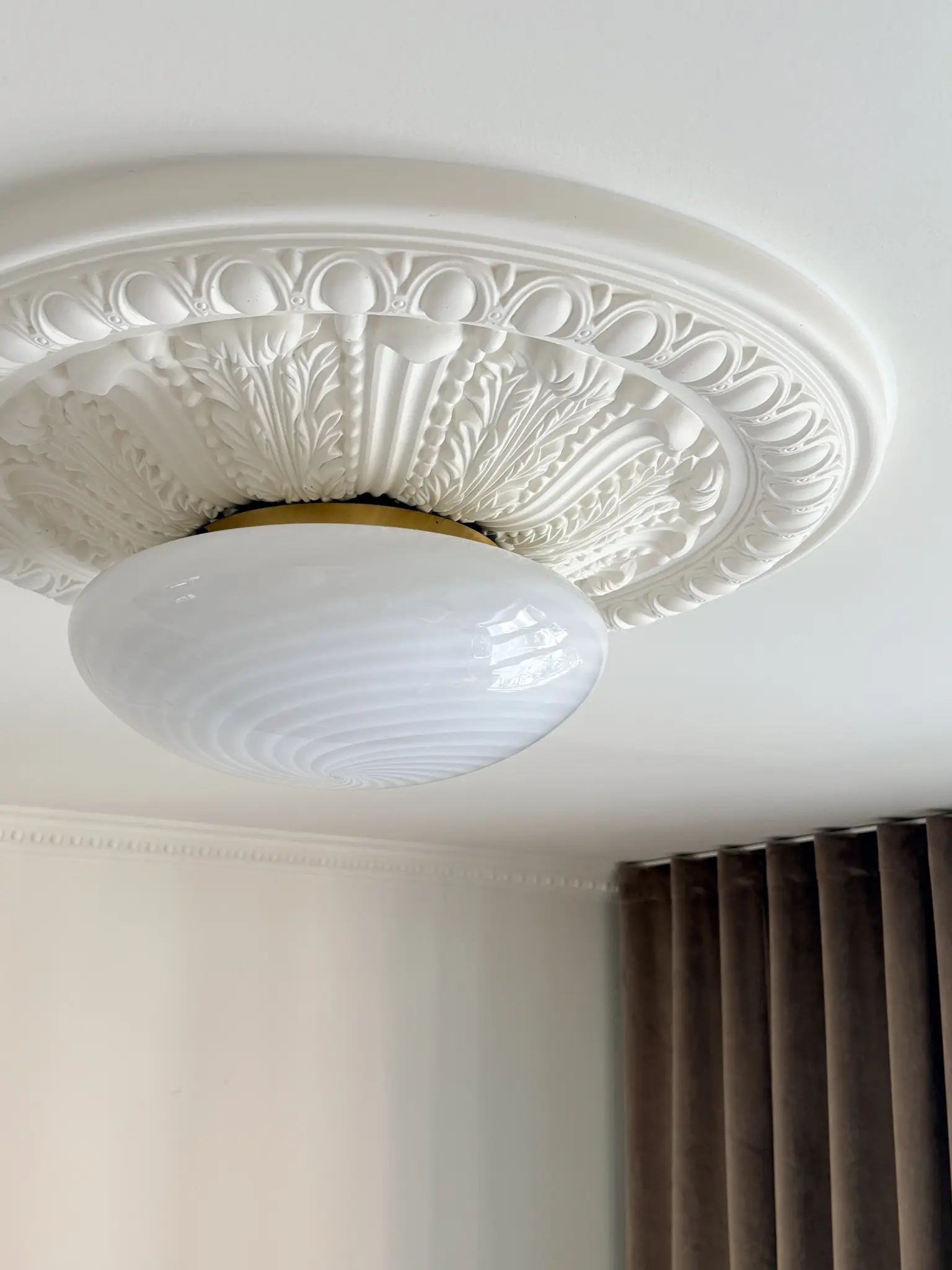 Murano plafond swirl ceilinglamp