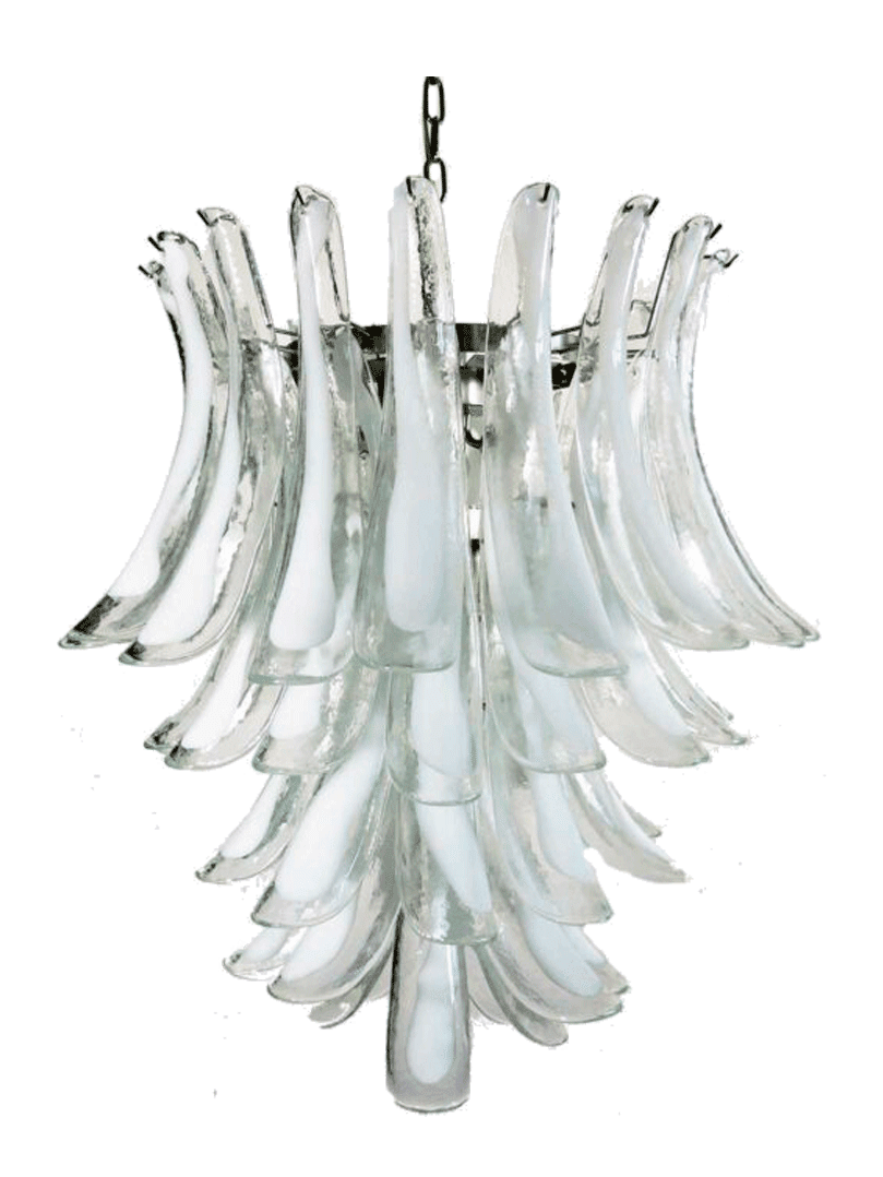 Murano ljuskrona - 52 kronblad - klar