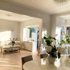 3254 - 85 transparent poliedri glasses- Murano chandelier - Cherry Vintage Interior-1