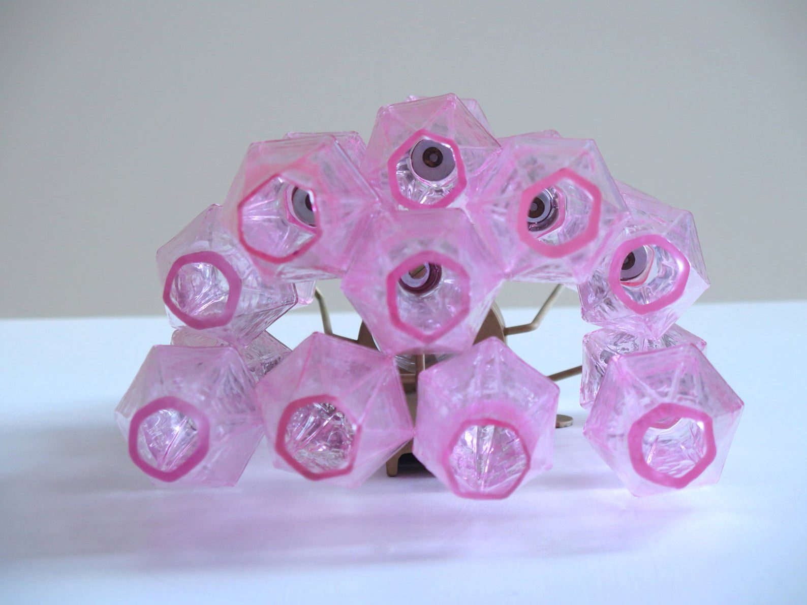 Murano - Vägglampor - poliedri - Rosa