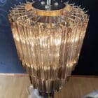 54 smoked murano chandelier 8500