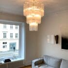 48 klar murano chandelier