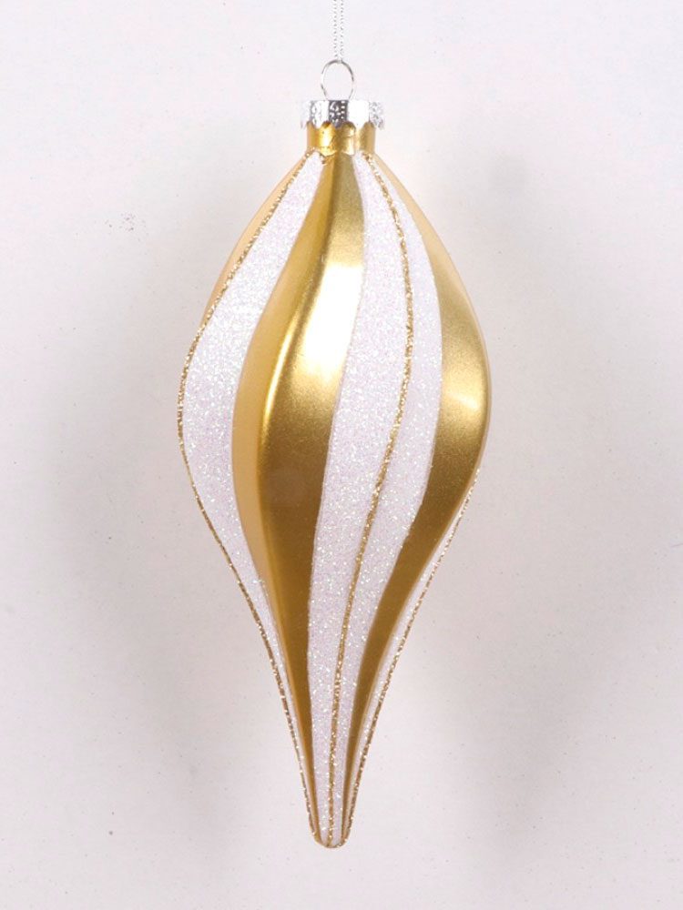 Juldekorationer - Spiraltopp - Guld - 20 cm