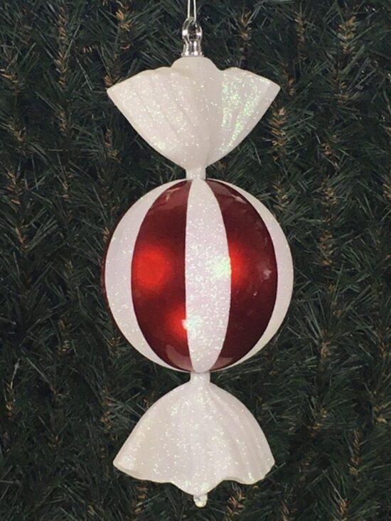 Juldekorationer - Godis - Röd - 33 cm
