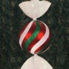Juldekorationer - Godis - Röd/Grön - 33 cm