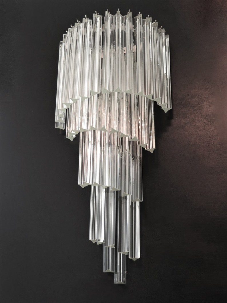 Murano - Vägglampor - 41 prismor - Klar
