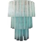 Murano ljuskrona - 52 rör - Opal