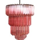 Murano ljuskrona 112 rosa