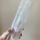 Murano white Alabaster glass tubes