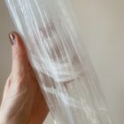 Murano white Alabaster glass tubes