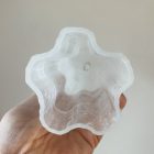 Murano white Alabaster glass tubes