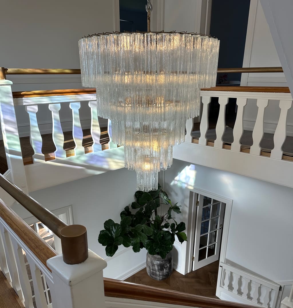 Custom made Murano chandelier