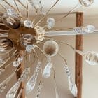 Vintage- Teardrop chandelier - Transparent
